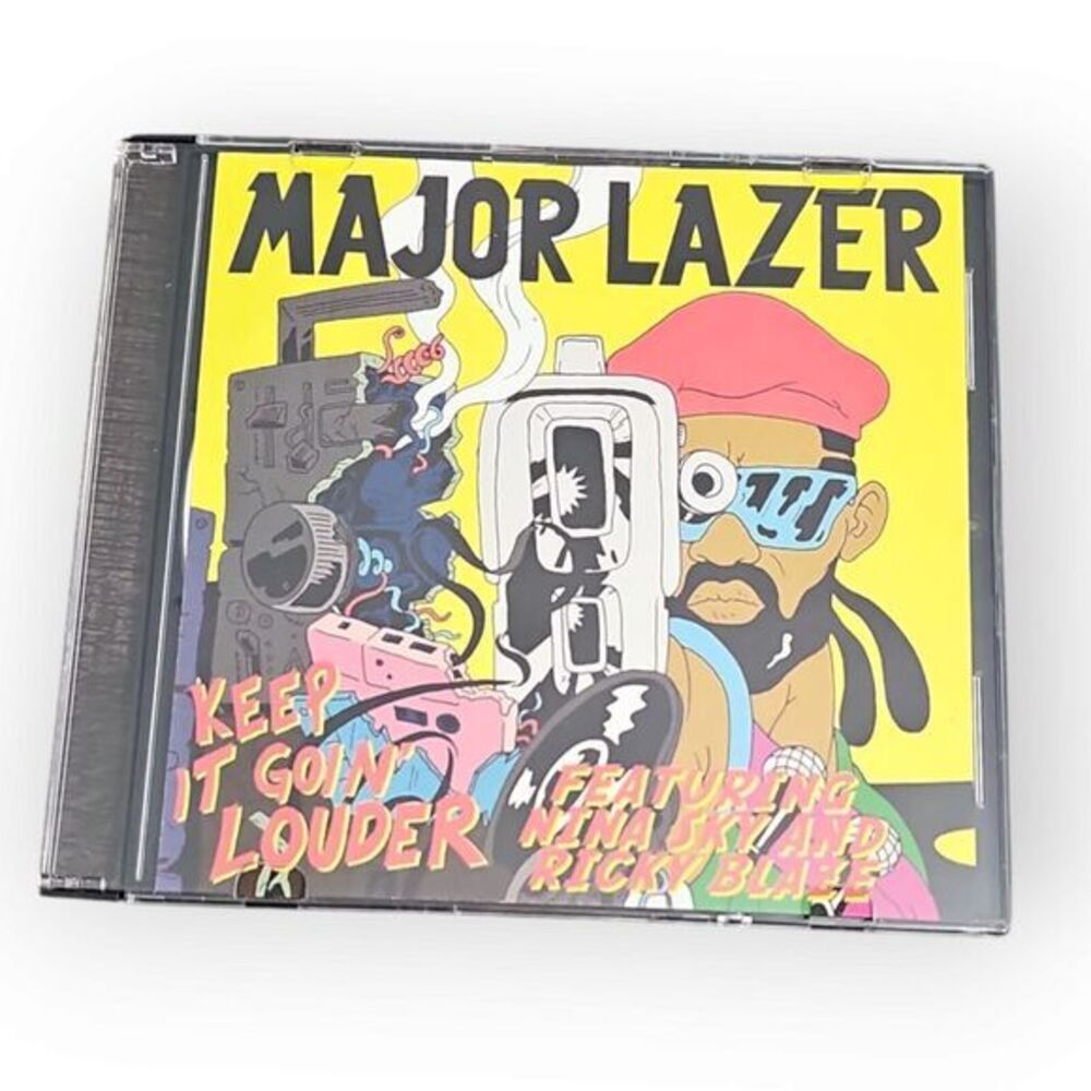 Major Lazer‎ – Keep It Goin' Louder [2009 Promotional CDr Maxi-Single]